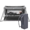 2 in 1 Portable Travel Crib for Toddler, Foldable Crib for Baby, Lightweight by Gromast