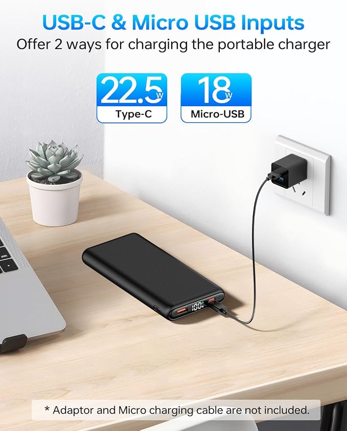 ZZI Portable Charger, 32000mAh 5V/3A Power Bank - Image 8