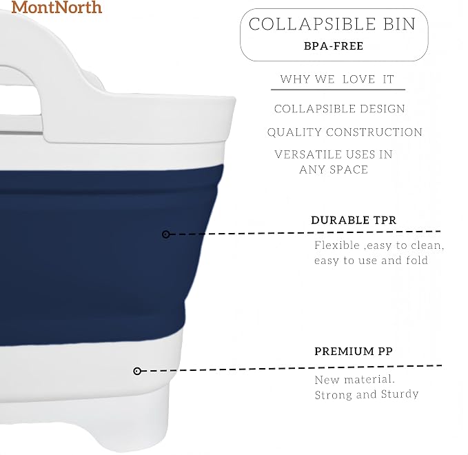 Collapsible Wash Basin 9L, Foldable Dish Tub - Image 5