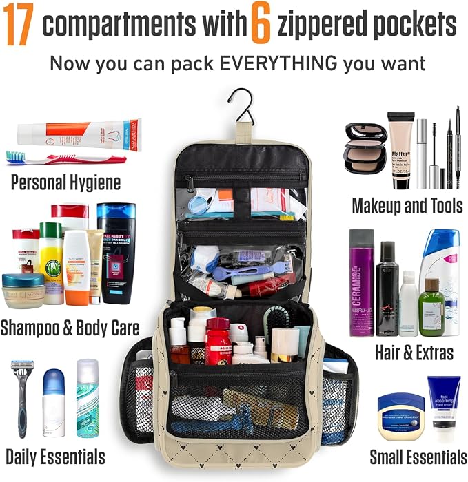 VENTURE 4TH Hanging Travel Toiletry Bag - Image 3