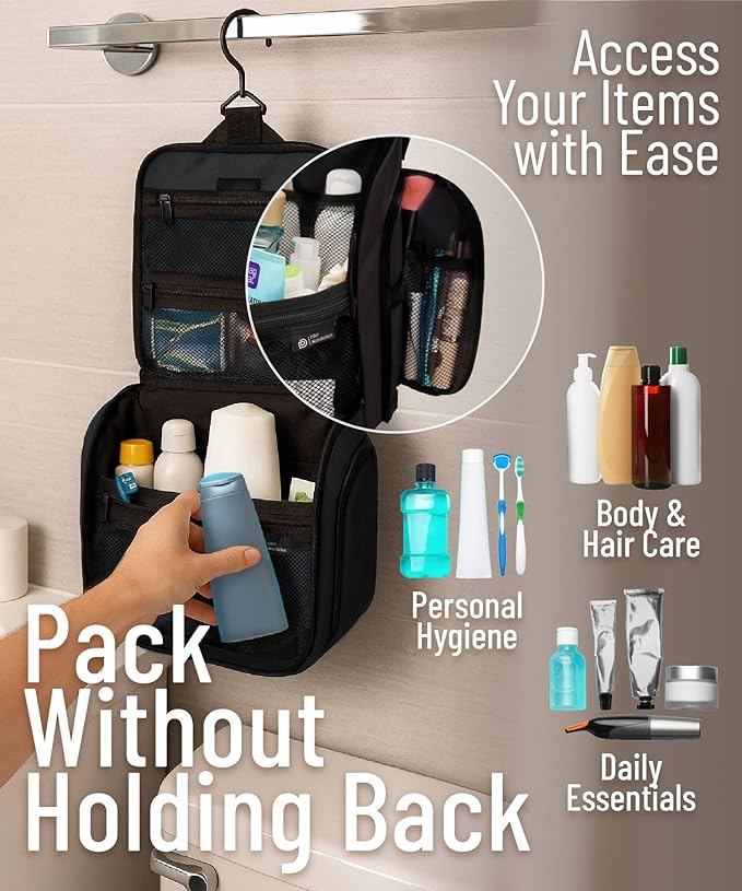D&D Hanging Travel Toiletry Bag - Image 5