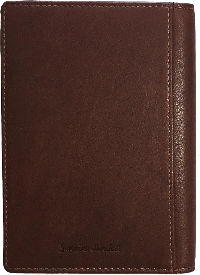 Personalized Monogrammed Toffee Leather RFID Passport Wallet - Image 6