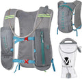 Running Hydration Vest with a 2L Water Bladder, Hydration Pack Lightweight by mokzer