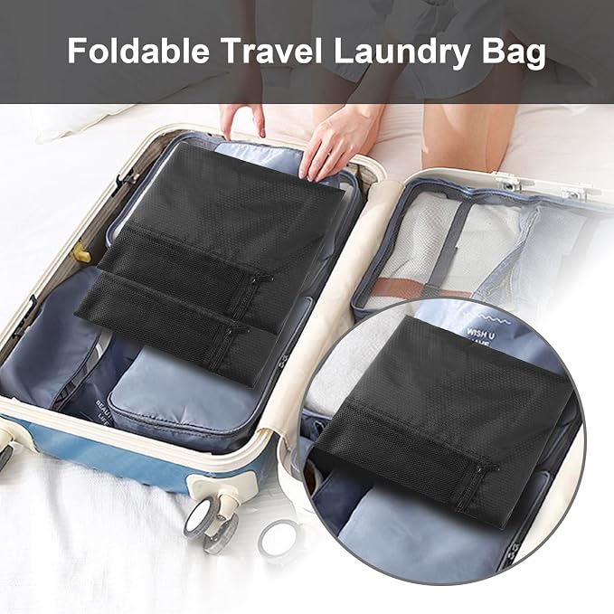 Femuar Laundry Bag Backpack Durable Laundry Bag - Image 6