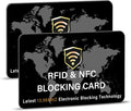 SaiTech IT 2 Pack RFID Blocking Card NFC Contactless Debit/Credit Card ATM by SaiTechIT