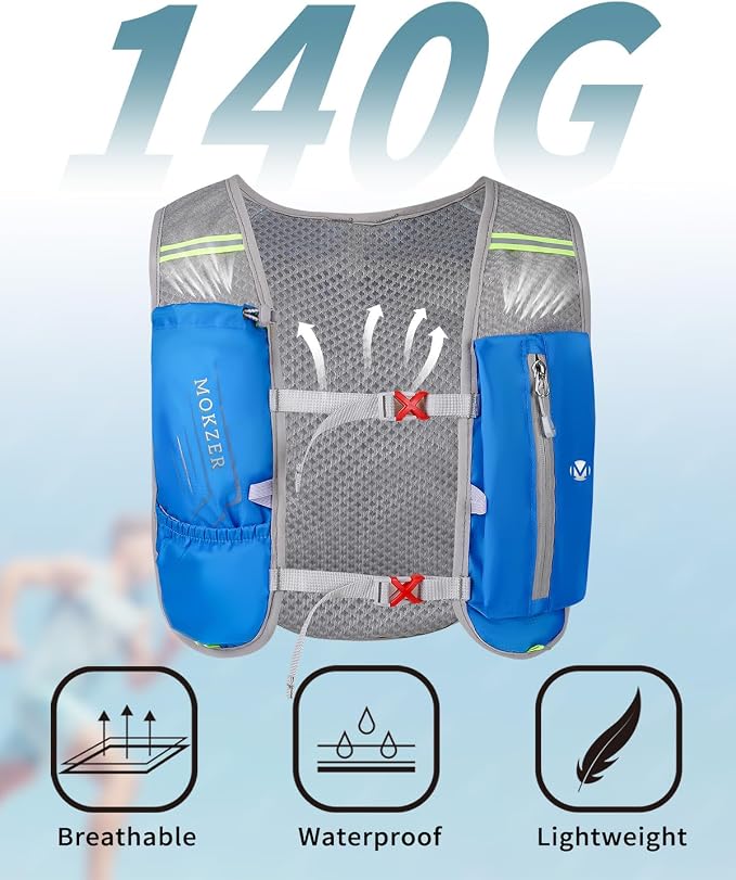 Running Hydration Vest with a 2L Water Bladder, Hydration Pack Lightweight - Image 4