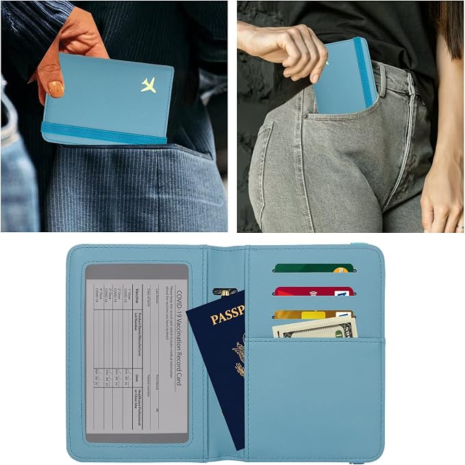 ZOPPEN Passport Holder Wallet, Passport Cover Travel Wallet Women Travel - Image 4