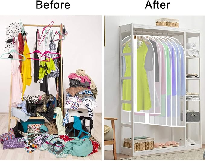 12 Pack Breathable Clothes Covers - Image 2