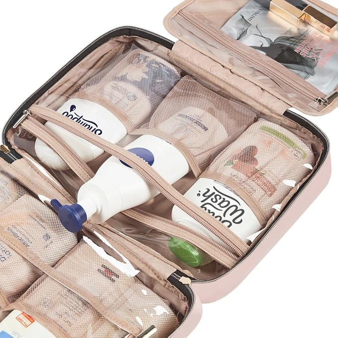 NISHEL Travel Toiletry Bag for women, Portable Hanging Organizer for - Image 6