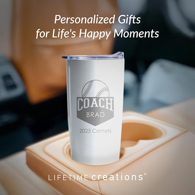 Lifetime Creations Custom Baseball Coach Tumbler: Gifts - Image 8