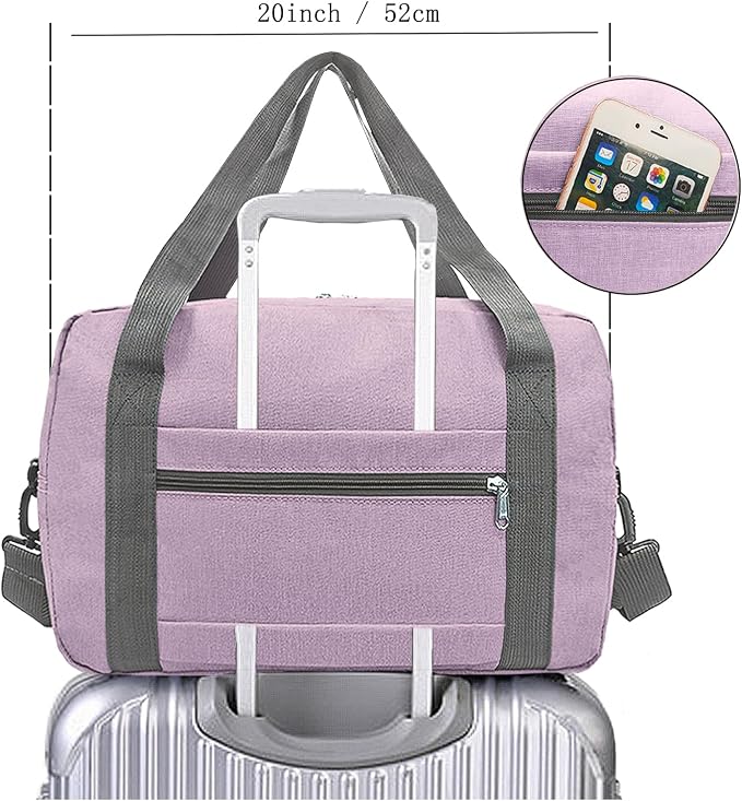 Foldable Carry on Luggage Bag 22x14x9 Personal Item Bag - Image 5