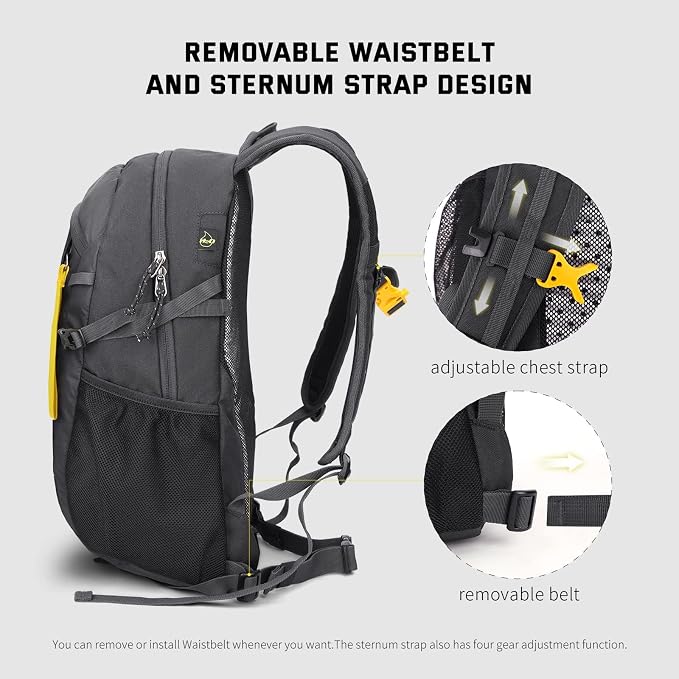 SKYSPER Small Hiking Backpack, 20L/30L Lightweight Travel Backpacks Hiking - Image 3