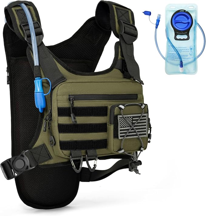 Hydration Vest（The design patent has been granted ）with 2L Water Bladder by WOISIASO