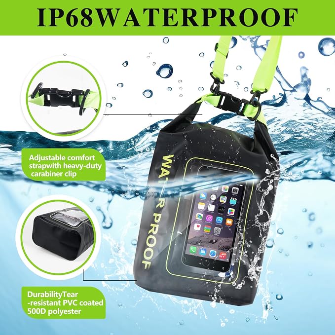 IP68 Waterproof Dry Bag, 2L - Image 3