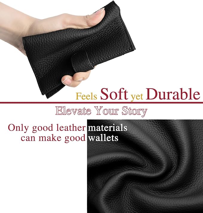 RFID Slim Passport Holder for Travel – Leather Passport Wallet for Women & Men - Image 3