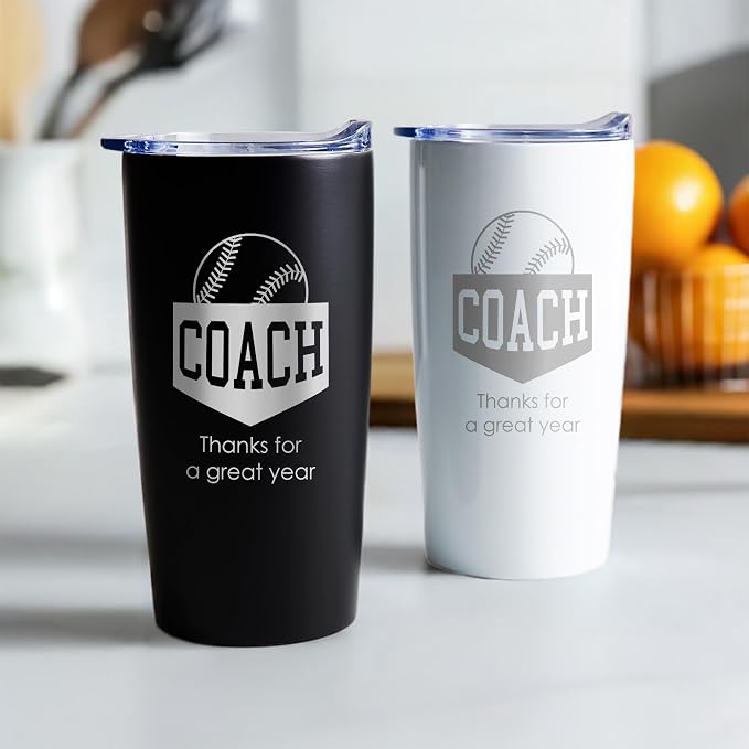 Lifetime Creations Engraved Baseball Coach Tumbler: Baseball Coach Gifts - Image 3