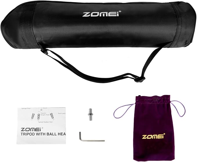 ZOMEI Z688 Travel Camera Tripod Aluminum Alloy Portable Monopod - Image 9