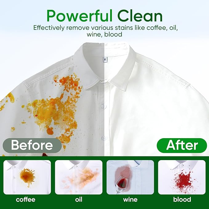 Travel Laundry Detergent Sheets Fisroa 300 Loads Eco-friendly Washing Detergent - Image 4