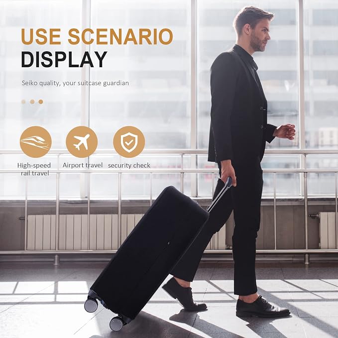 Travel Luggage Cover Suitcase Protector Scratch-Resistant Fit 19-31 Inch - Image 8