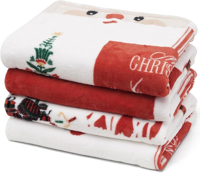 PHF Printed Fleece Blanket Twin Size, No Shed No Pilling Ultra Soft Plush Cozy by PHF