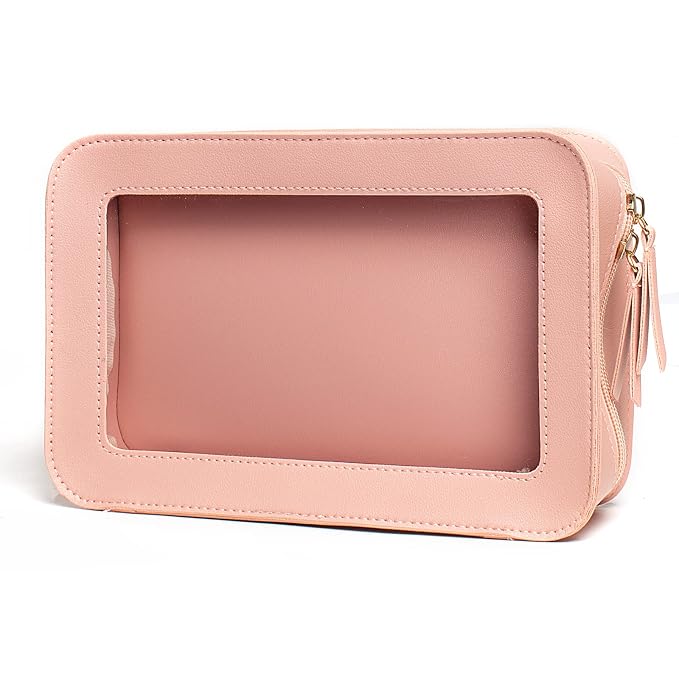 LETGO Clear Makeup Bags, TSA Approved Toiletry Bag by LETGO