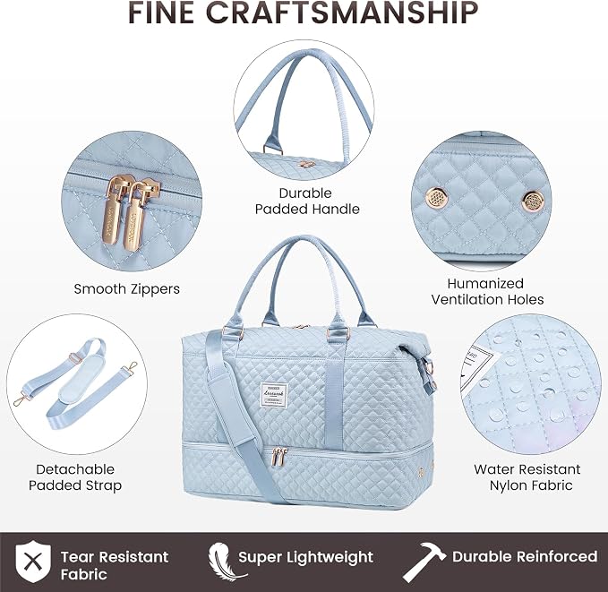 LOVEVOOK Travel Duffle Bag, Weekender Bags - Image 6