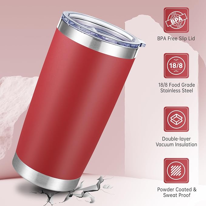 20 oz Tumbler Stainless Steel Tumblers - Image 3