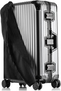 Transparent PVC Suitcase Cover, No Disassembly Required Clear Luggage Protector by Linpr