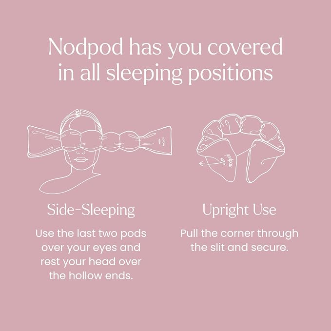 Nodpod Gentle Pressure Silk Sleep Mask | Patented Light Blocking Design - Image 6