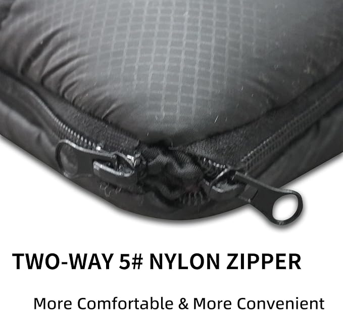 Polycotton Sleeping Bag for Adult&Kids, Cold&Warm Weather Large - Image 3