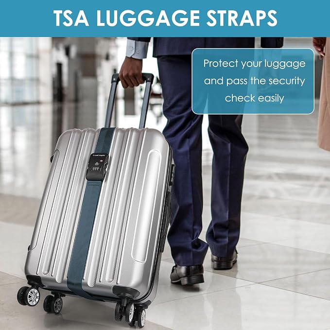 Travel Inspira Luggage Straps for Suitcases - Image 7