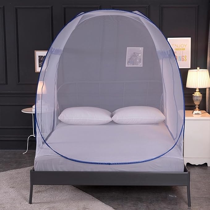 Mosquito Net for Bed, Folded Size 12 inch Portable Camping Travel Mosquito Net - Image 3