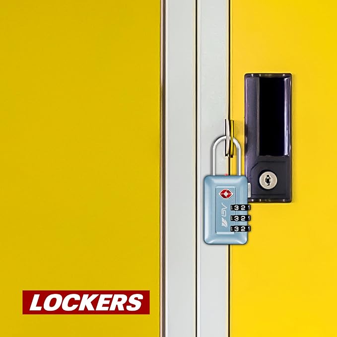 BV TSA Accepted Luggage Travel Lock, Set-Your-Own Combination Lock - Image 8