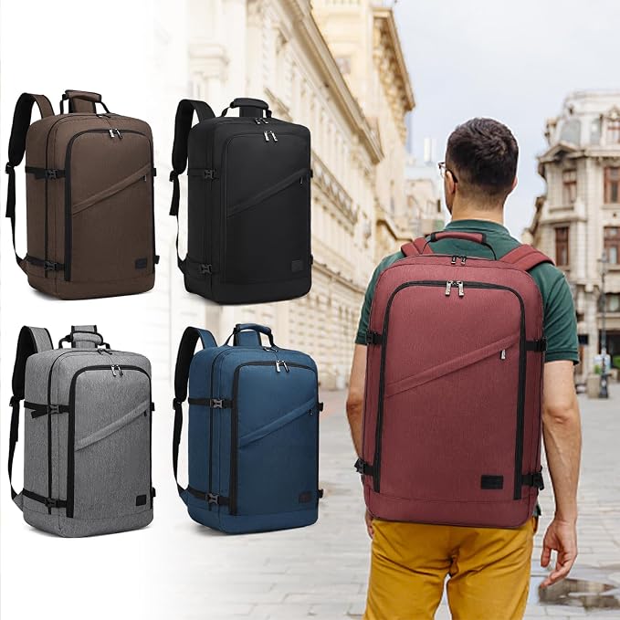 Kono Carry on Backpack, Waterproof Lightweight Daypack - Image 7