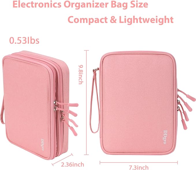 DDgro Charge Organizer Case Bag, Electronics Travel Pouch - Image 2