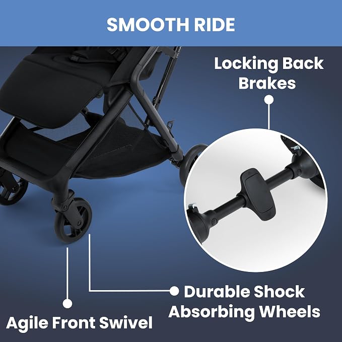 Delta Children Icon Ultra Compact Travel Stroller - Image 7