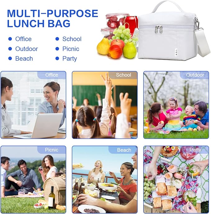 NOL Natural Organic Lifestyle Insulated Lunch Bags - Image 9