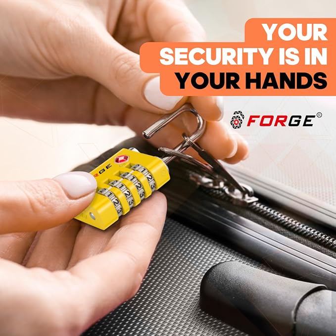 Forge Dual-Opening: Key or Combination Access Lock, TSA Approved Locks - Image 7