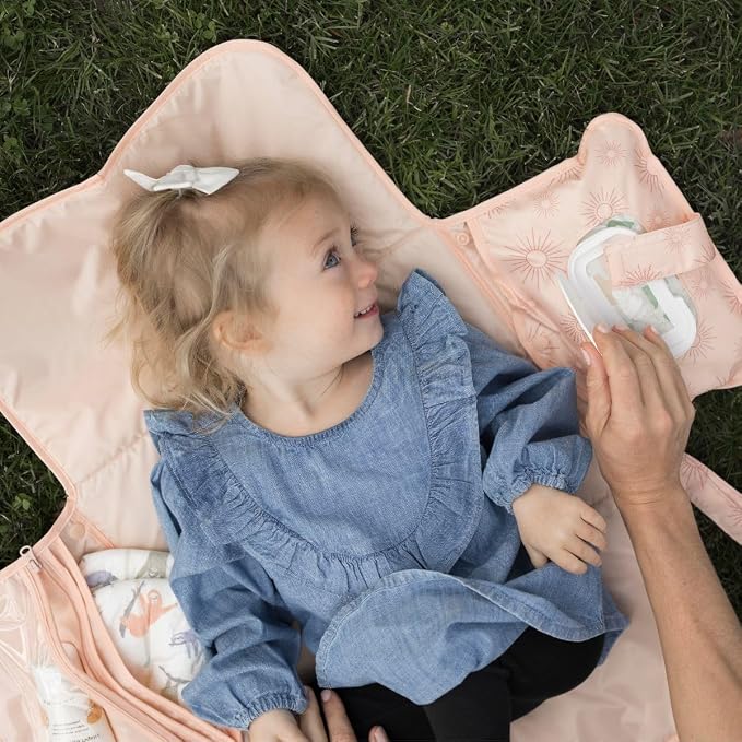 Tiny Twinkle Portable Diaper Changing Pad | Foldable Waterproof Changing Mat | - Image 2
