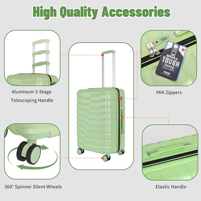5-Piece Lightweight Luggage - Image 5