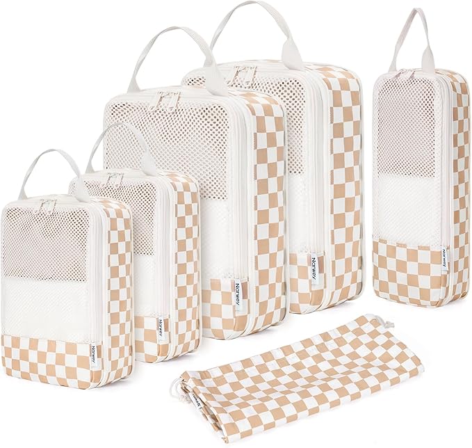 Narwey 6 Set Compression Packing Cubes by Narwey