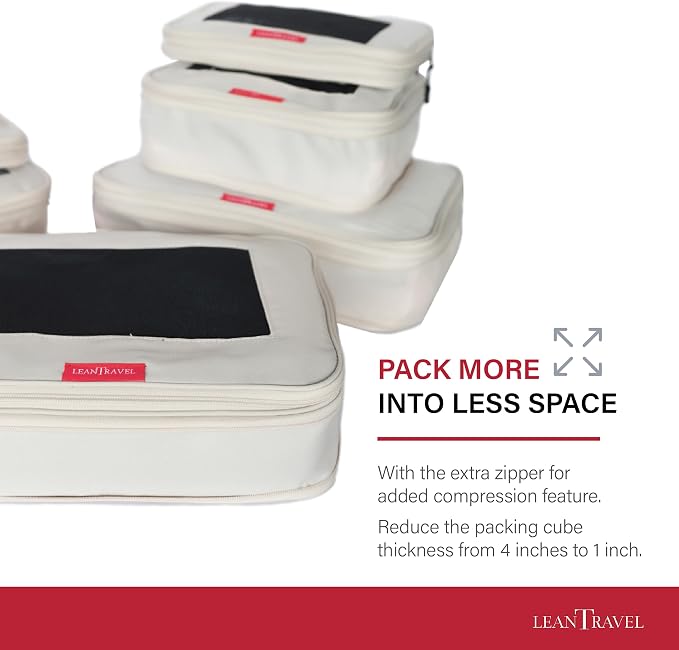 Compression Packing Cubes for Travel Organizers - Image 7