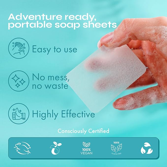 FOMIN - Antibacterial Paper Soap Sheets - Image 4