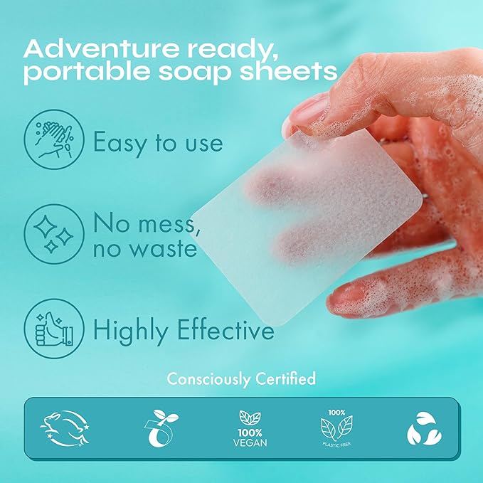 FOMIN - Antibacterial Paper Soap Sheets - Image 4