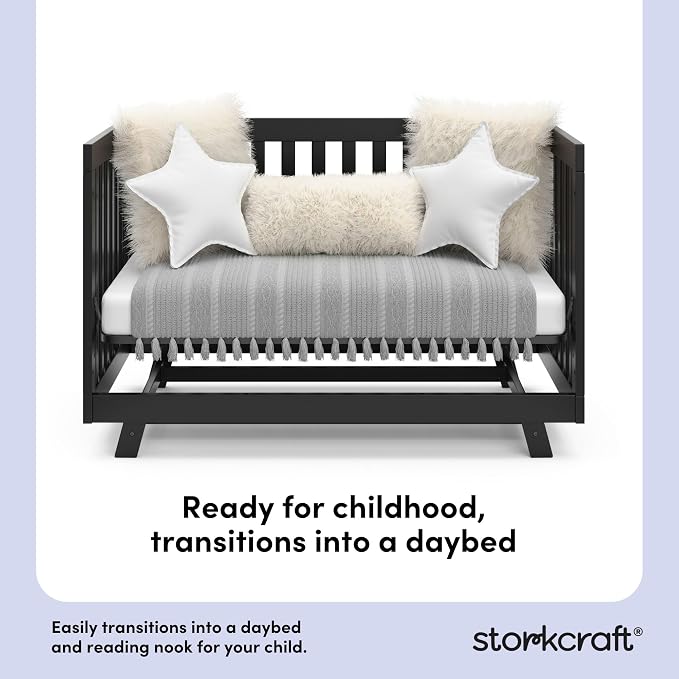 Storkcraft Beckett Convertible Crib – Converts from Baby Crib to Toddler Bed - Image 6