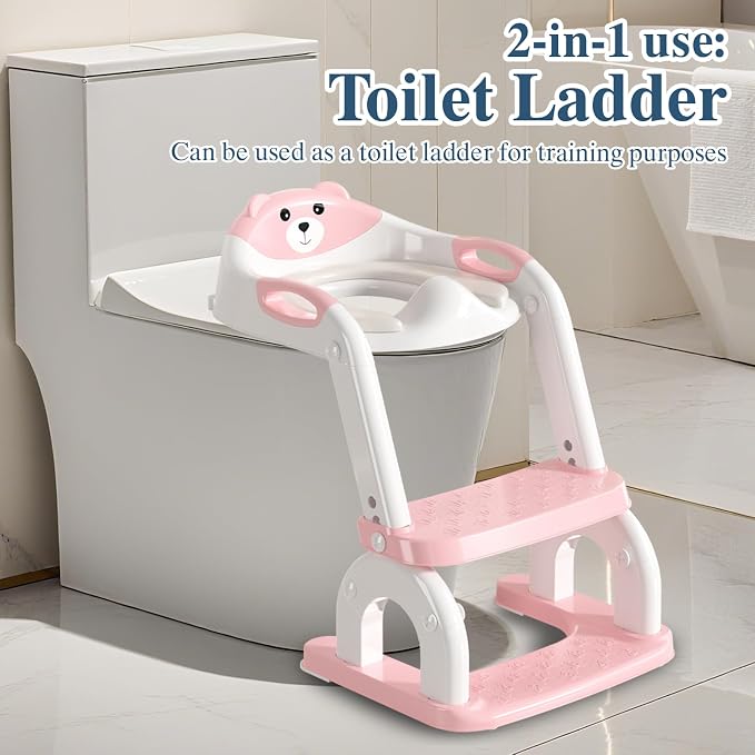 Potty Training Seat for Toddlers, Adjustable Height 2-in-1 Potty Training - Image 4