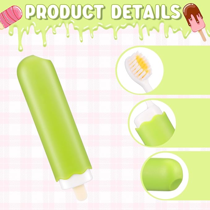 Patelai 4 Pieces Travel Toothbrush Set, Soft Bristle Mini Foldable Tooth Brush - Image 3