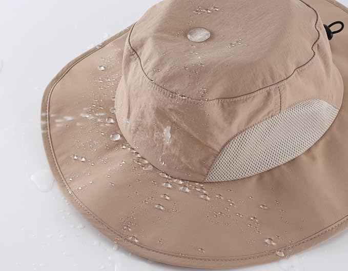 Home Prefer UPF50+ Mens Sun Hat Wide Brim Fishing Hat - Image 3