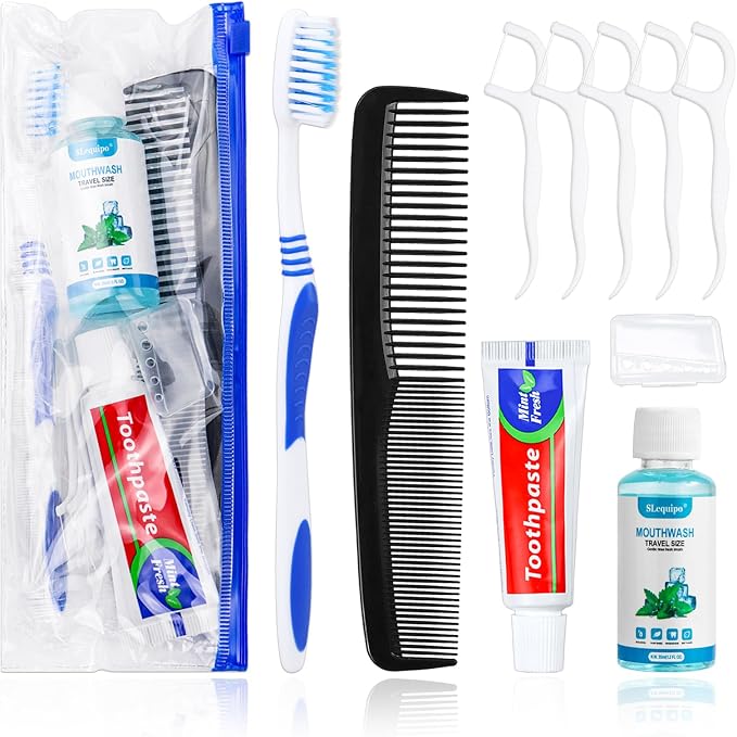 50 Set Travel Toothbrush Kit Bulk, Disposable Toothbrush - Image 9
