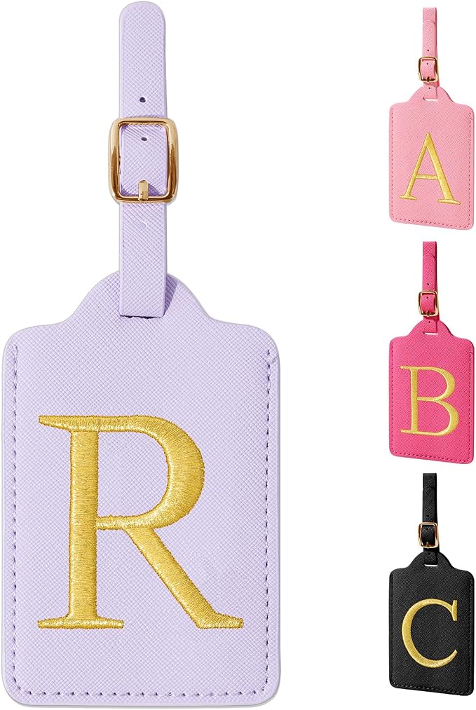 Personalized Initial Luggage Tags by izuzta